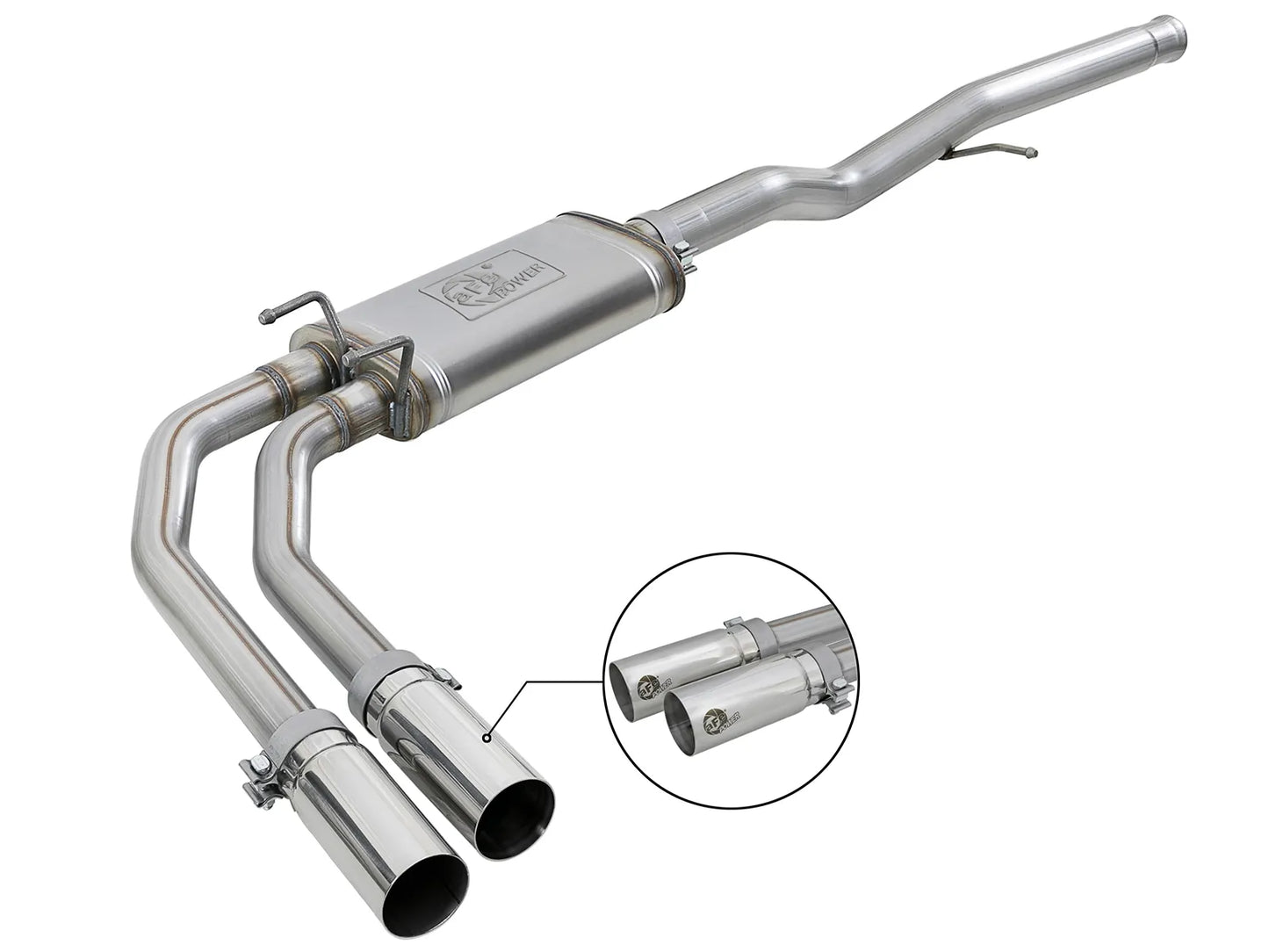 aFe Rebel Series Cat-Back Exhaust System for 2009-2019 GM Trucks (49-44098-P)