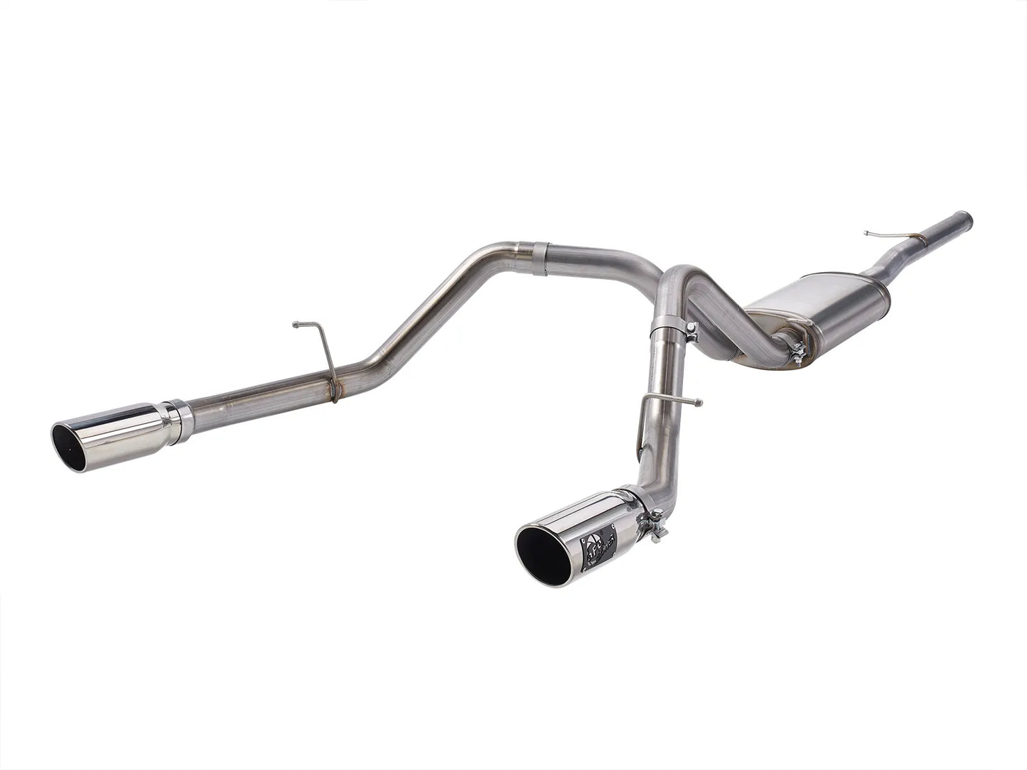 aFe Apollo GT Series Cat-Back Exhaust System Polished Tips for 2009-2019 Chevy Silverado 1500 (49-44112-P)