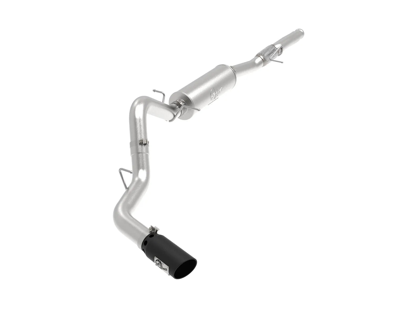 aFe Apollo GT Series Cat-Back Exhaust System Black Tip for 2014-2018 Chevy Silverado 1500 (49-44116-B)