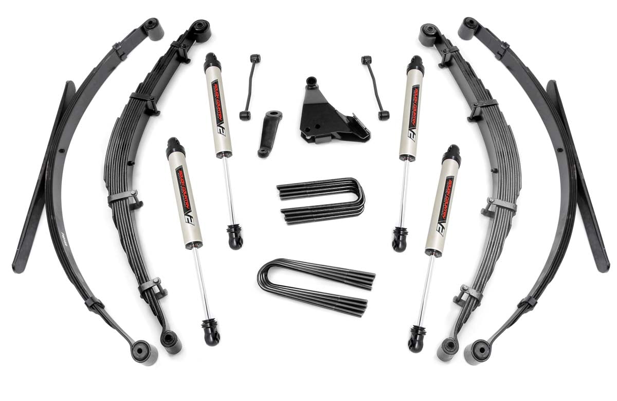 Rough Country 6 Inch Lift Kit | Rear Springs | V2 | Ford F-250/F-350 Super Duty 4WD (1999)