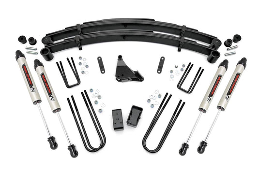 Rough Country 4 Inch Lift Kit | Rear Blocks | V2 | Ford F-250/F-350 Super Duty 4WD (99-04)