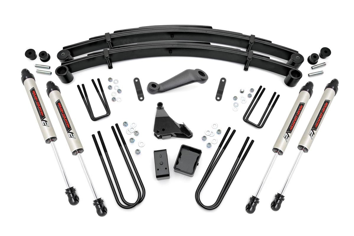 Rough Country 6 Inch Lift Kit | Rear Blocks | V2 | Ford F-250/F-350 Super Duty 4WD (99-04)