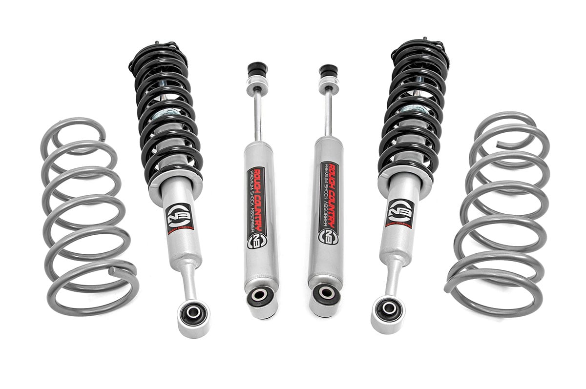 Rough Country 3 Inch Lift Kit | RR Coils | N3 Struts | Toyota 4Runner 4WD (2010-2024)