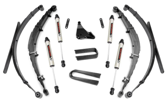 Rough Country 4 Inch Lift Kit | Rear Springs | V2 | Ford F-250/F-350 Super Duty 4WD (99-04)