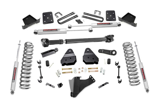Rough Country 6 Inch Lift Kit | Diesel | OVLD | D/S | Ford F-250/F-350 Super Duty (17-22)