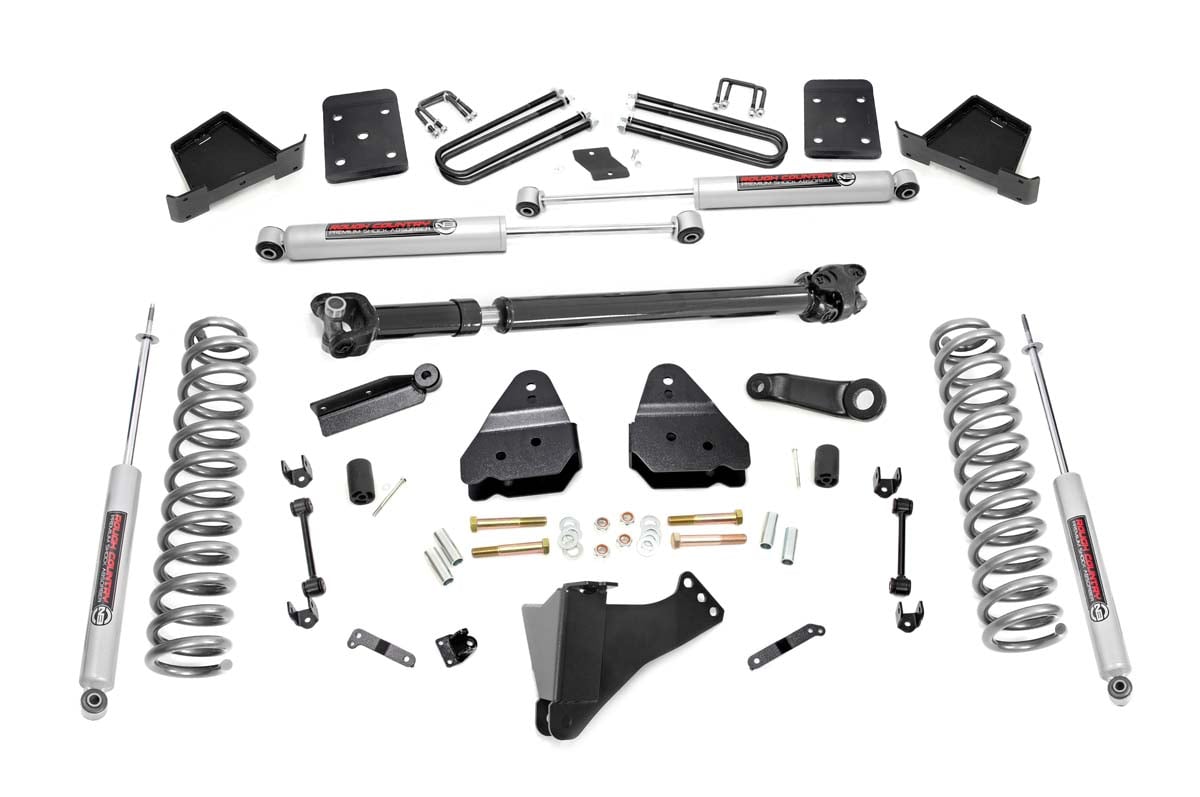 Rough Country 6 Inch Lift Kit | No OVLDS | D/S | Ford F-250/F-350 Super Duty 4WD (17-22)