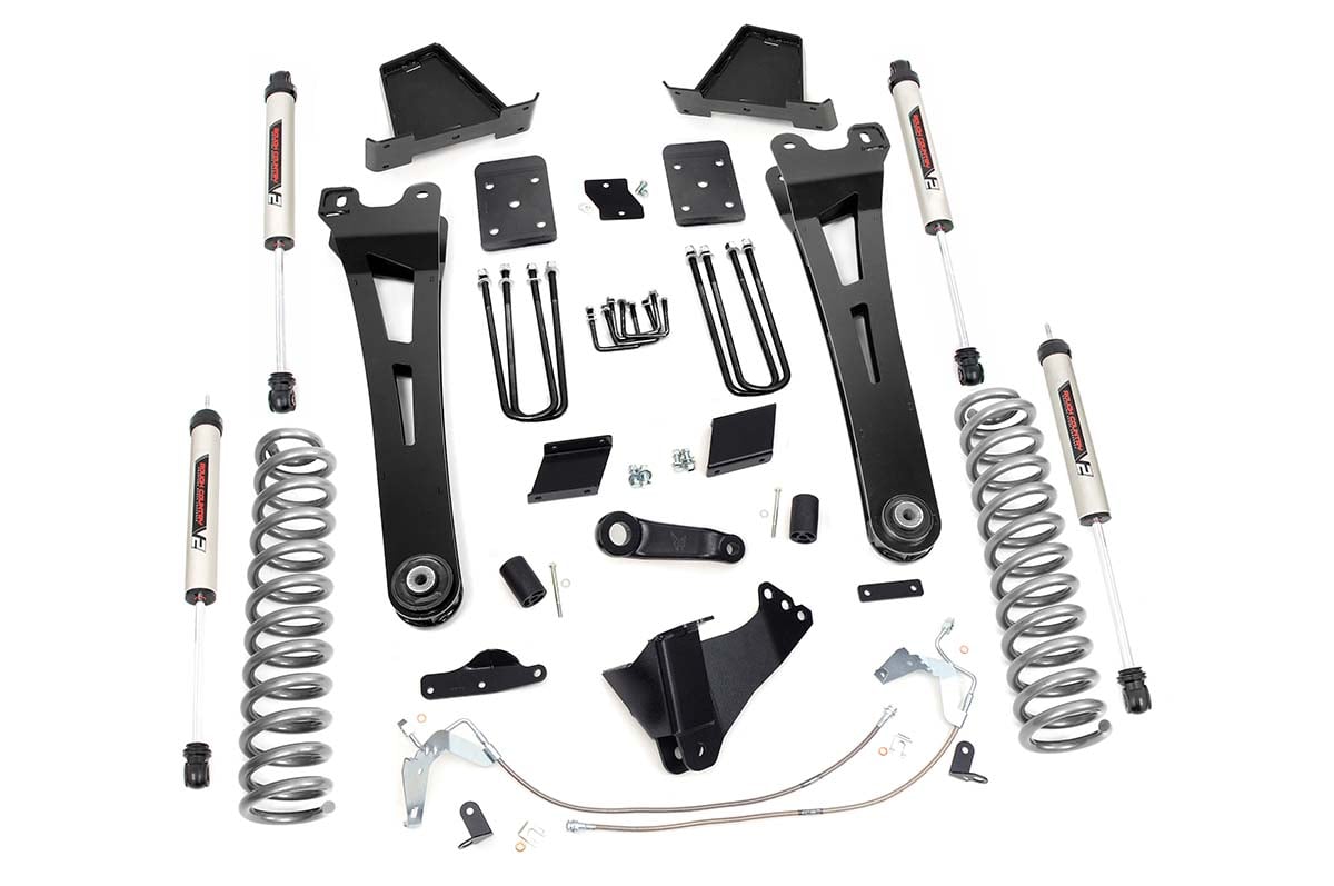 Rough Country 6 Inch Lift Kit | Diesel | Radius Arm | No OVLD | V2 | Ford F-250 Super Duty (15-16)