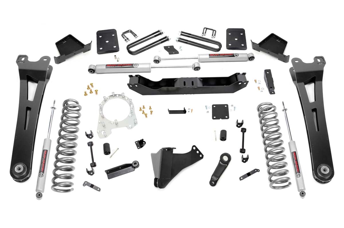 Rough Country 6 Inch Lift Kit | Overloads | Ford F-250/F-350 Super Duty 4WD (2017-2022)
