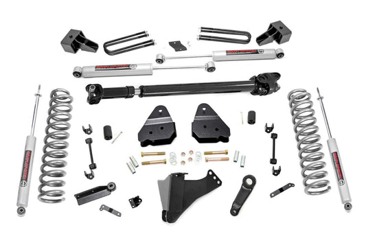 Rough Country 4.5 Inch Lift Kit | DRW | FR Drive Shaft | Ford F-350 Super Duty 4WD (17-22)