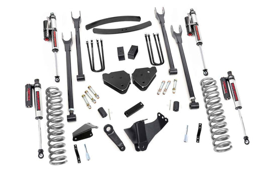 Rough Country 6 Inch Lift Kit | Gas | 4 Link | No OVLDS | Vertex | Ford F-250/F-350 Super Duty (05-07)