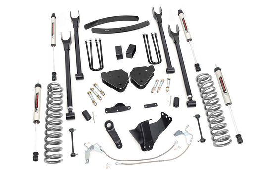 Rough Country 6 Inch Lift Kit | Diesel | 4 Link | V2 | Ford F-250/F-350 Super Duty (08-10)