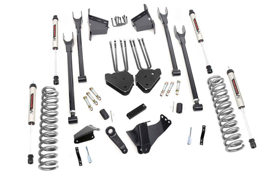 Rough Country 8 Inch Lift Kit | 4 Link | RR Blocks | V2 | Ford F-250/F-350 Super Duty (05-07)