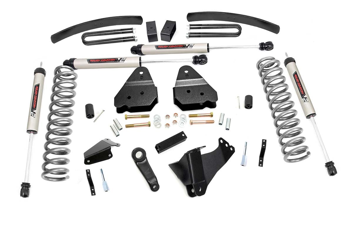Rough Country 6 Inch Lift Kit | Gas | V2 | Ford F-250/F-350 Super Duty 4WD (2005-2007)