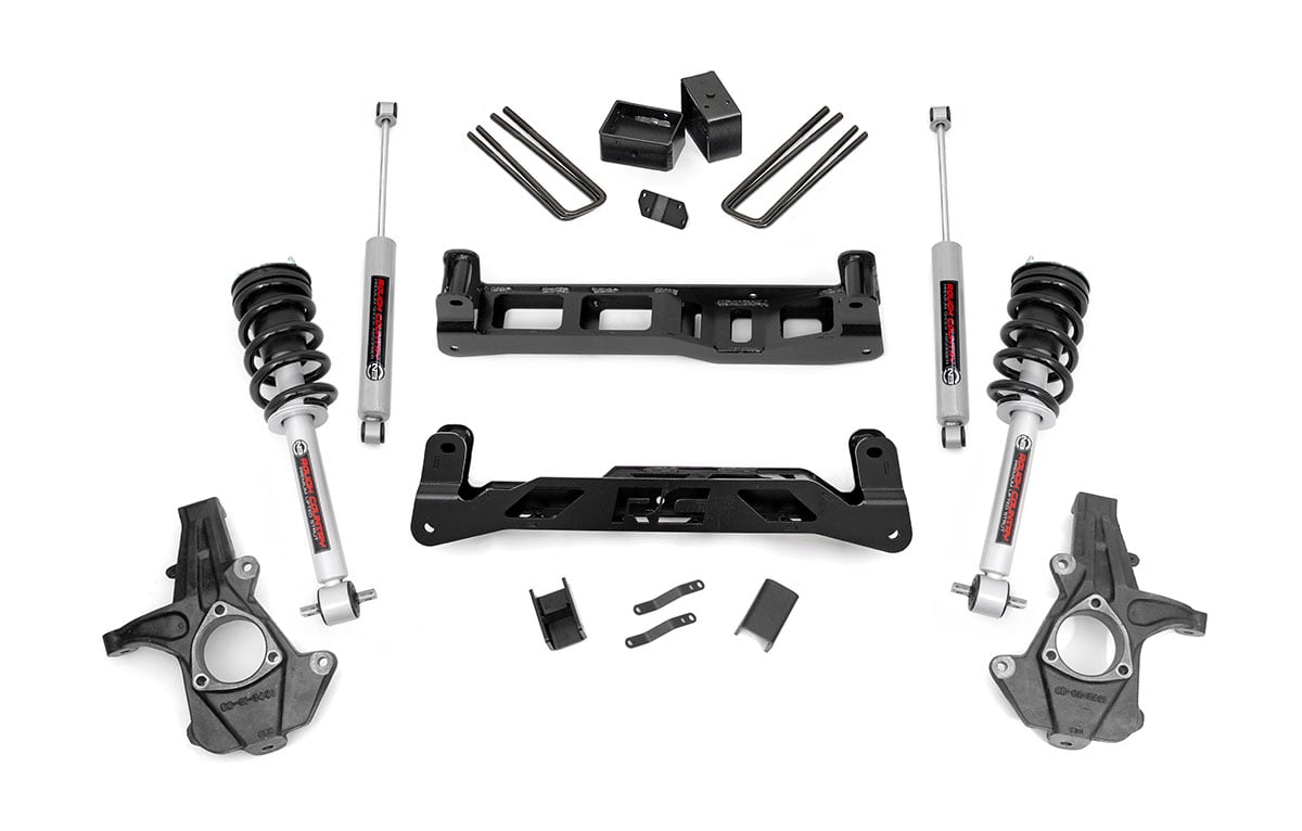 Rough Country 5 Inch Lift Kit | Cast Steel | N3 Struts | Chevy/GMC 1500 (14-17)