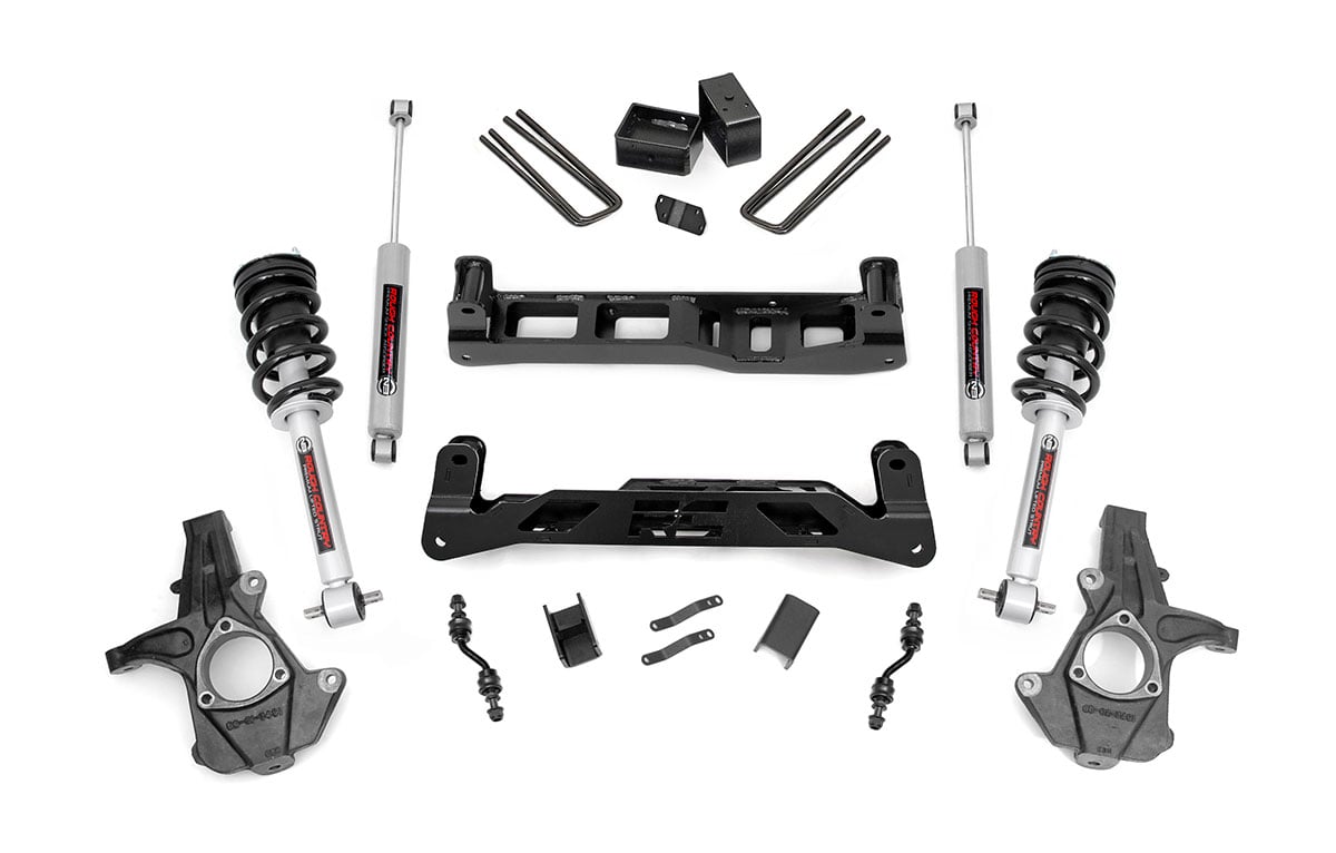 Rough Country 5 Inch Lift Kit | Alu/Stamp Steel | N3 Struts | Chevy/GMC 1500 (14-18 & Classic)