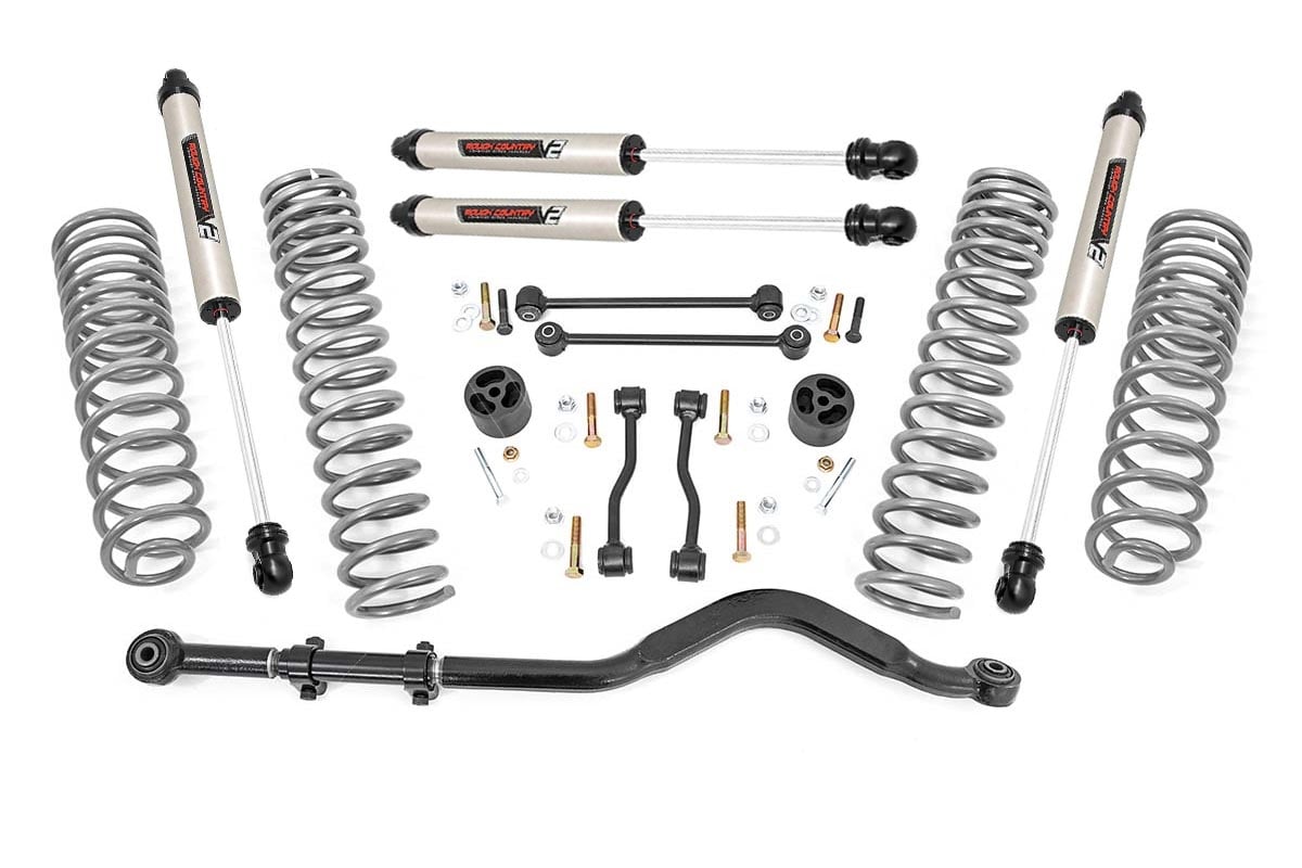 Rough Country 3.5 Inch Lift Kit | Springs | V2 | Jeep Gladiator JT 4WD (2020-2024)