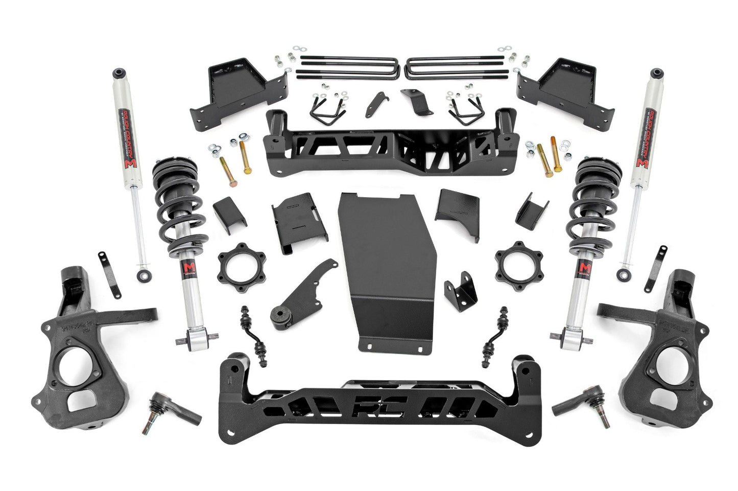Rough Country 7 Inch Lift Kit | Alum/Stamp Steel | M1/M1 | Chevy/GMC 1500 (14-18 & Classic)