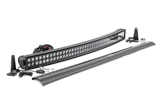 Rough Country 40 Inch Black Series LED Light Bar | Curved | Dual Row