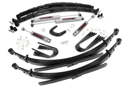 Rough Country 4 Inch Lift Kit | 52 Inch RR Springs | Chevy/GMC 3/4-Ton Suburban 4WD (88-91)