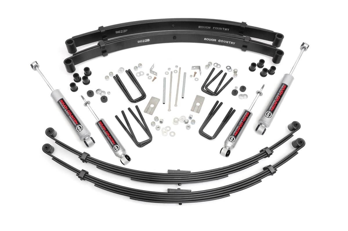 Rough Country 3 Inch Lift Kit | RR Springs | Toyota Truck 4WD (1979-1983)
