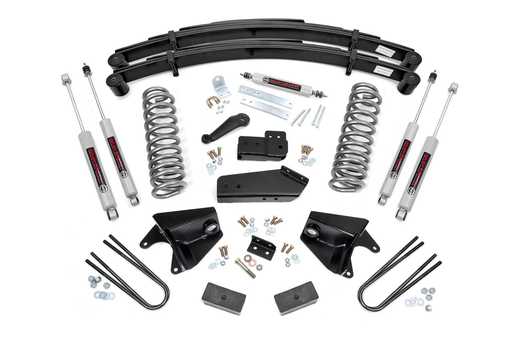 Rough Country 6 Inch Lift Kit | RR Springs | Ford Bronco/F-150 4WD (1980-1996)