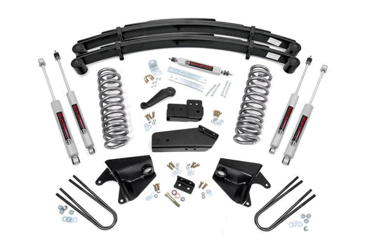 Rough Country 4 Inch Lift Kit | Rear Springs | Ford F-150 4WD (1980-1996)