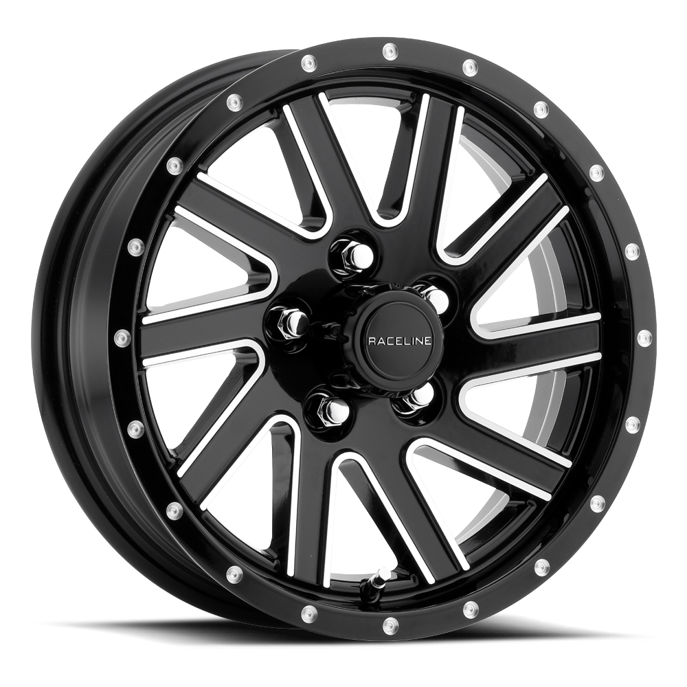 Raceline 820M Twisted Trailer Black Wheel15x5 5x114.3 +0mm (820M-55012)