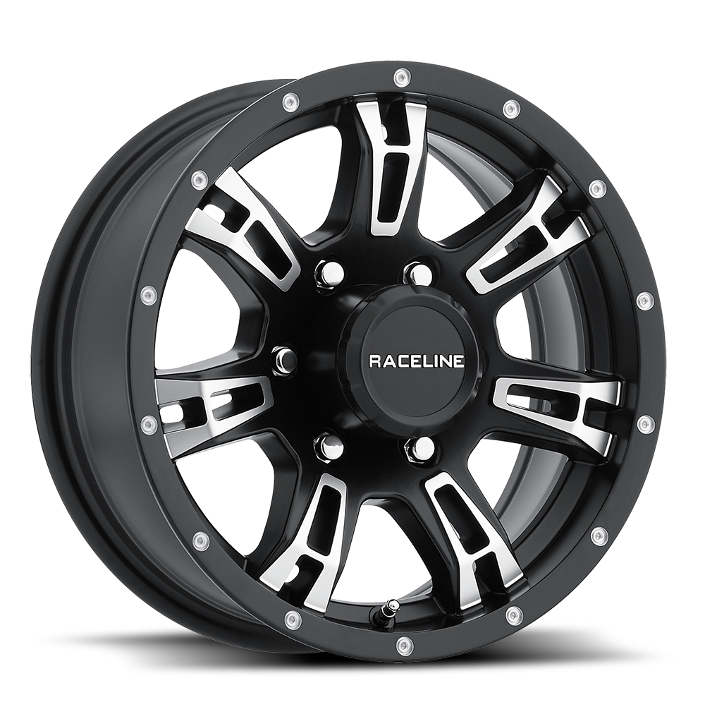 Raceline 840 Arsenal Trailer Black Wheel 15x5 5x114.3 +0mm (840-55012)