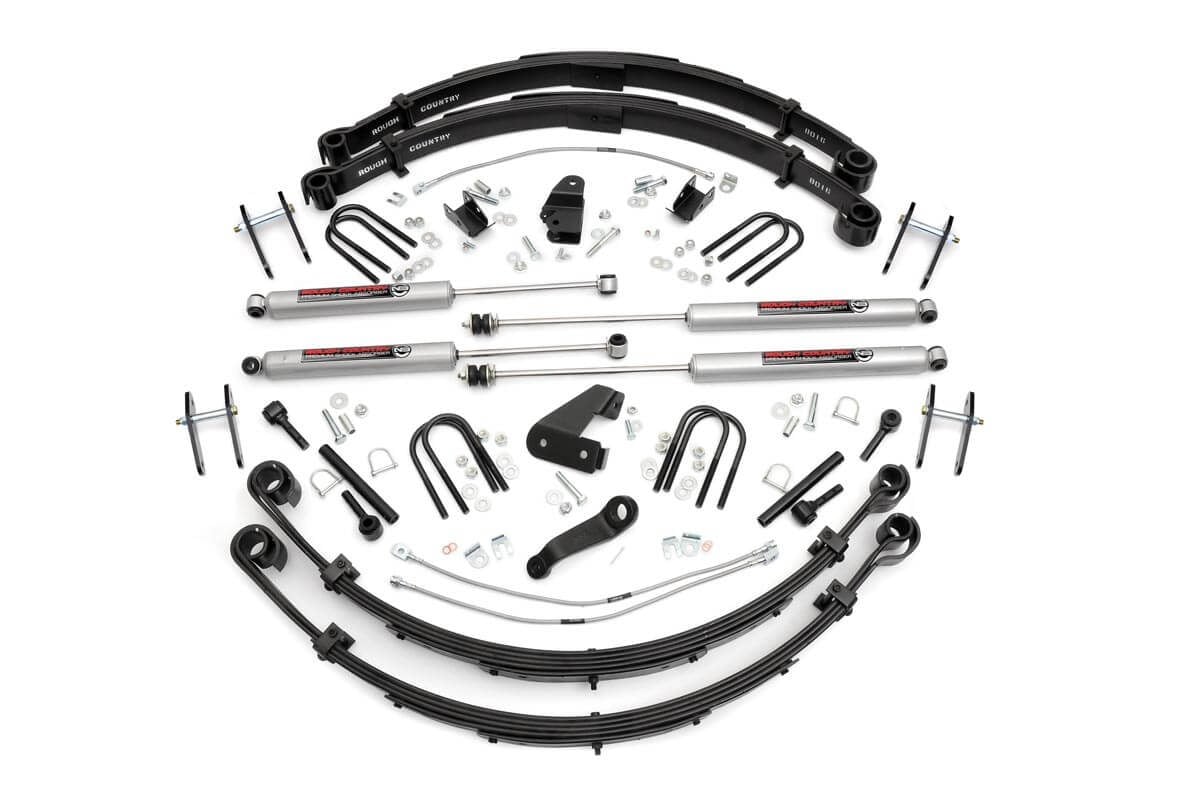 Rough Country 6 Inch Lift Kit | Power Steer | Jeep Wrangler YJ 4WD (1987-1995)