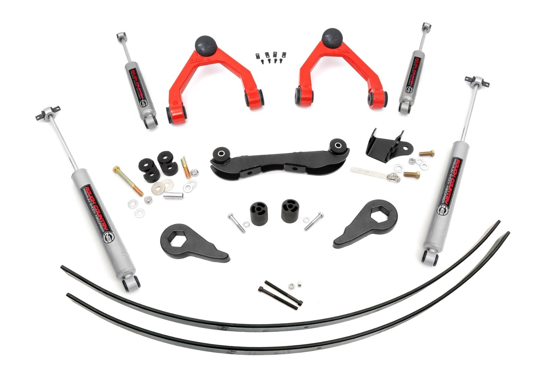 Rough Country 2-3 Inch Lift Kit | Rear AAL | Chevy/GMC C1500/K1500 Truck & SUV 4WD (88-99)