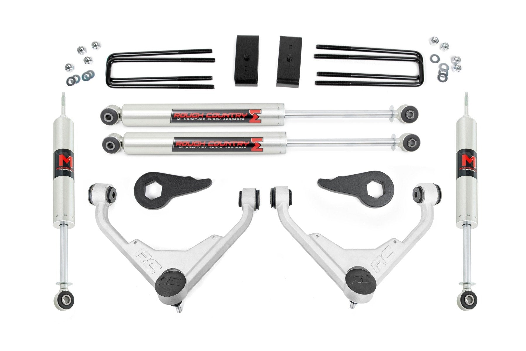 Rough Country 3 Inch Lift Kit | FT Code | M1 | Chevy/GMC 2500HD (01-10)
