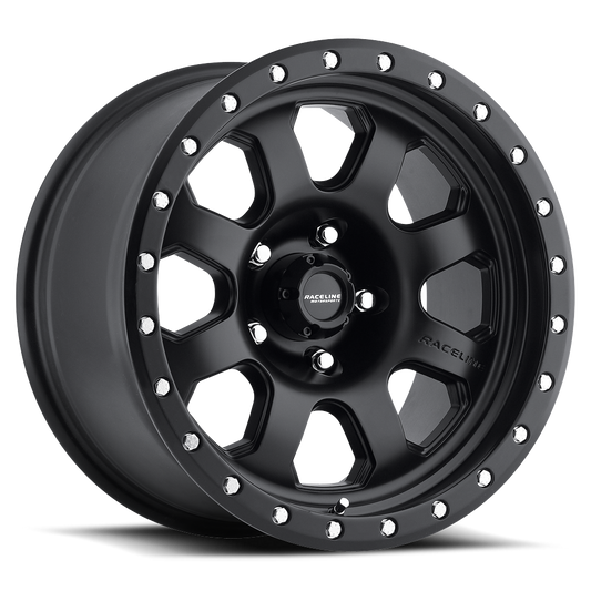 Raceline 929B Avenger Black Wheel 17x9 6x5.5 -12mm (929B-79060-12)