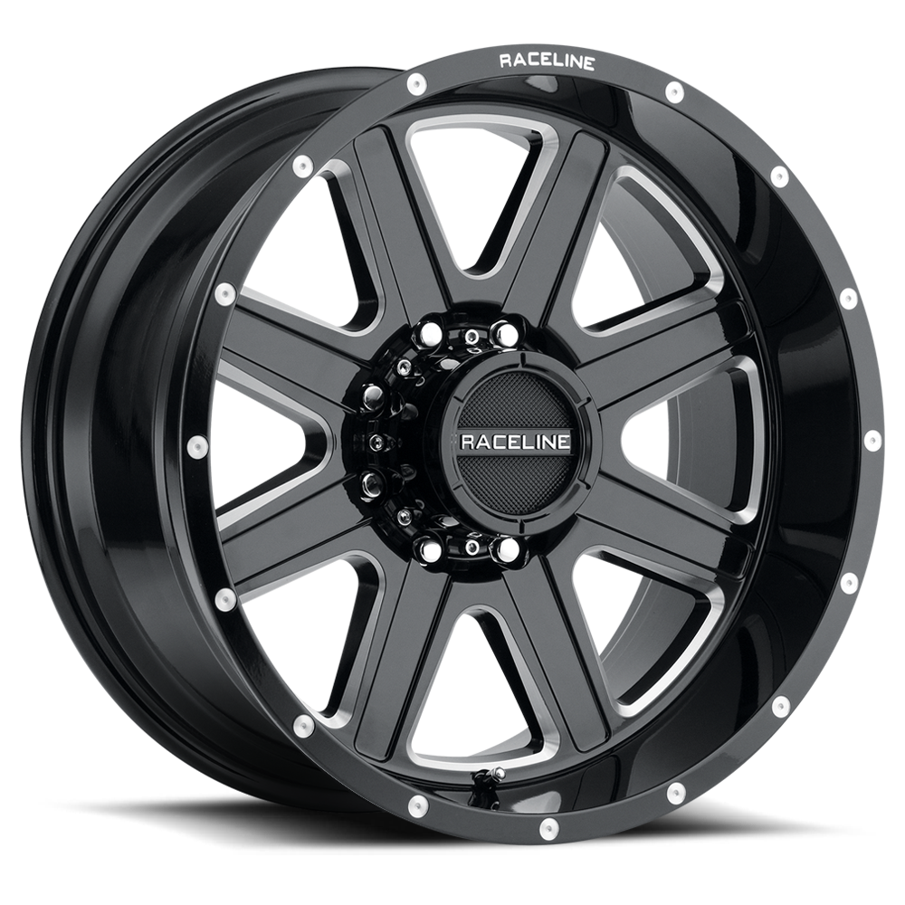 Raceline 940M Hostage Black Wheel 17x9 8x165.1 -12mm (940M-79080-12)