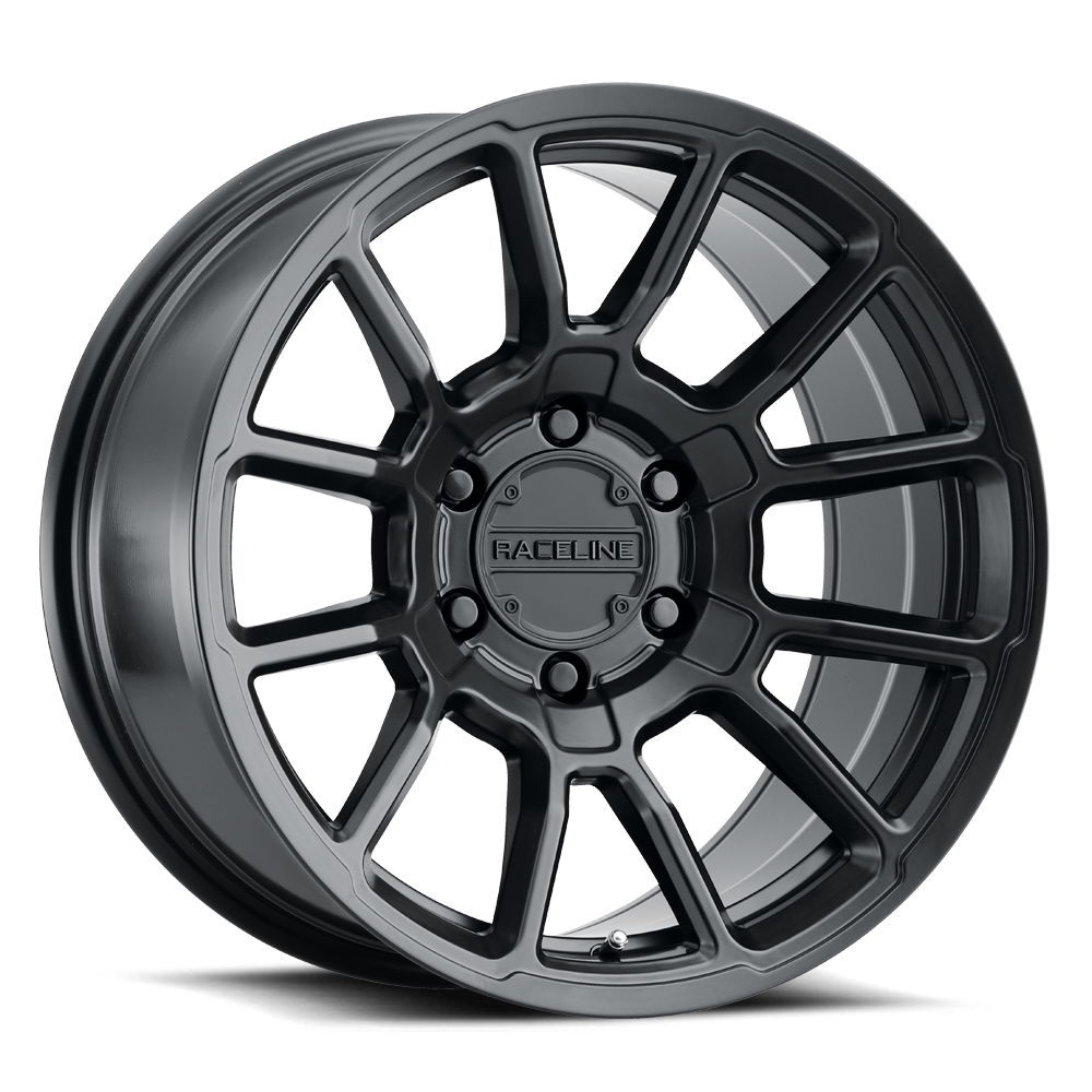 Raceline 950B Gauge Black Wheel 18x9 5x139.7 +18mm (950B-89055+18)