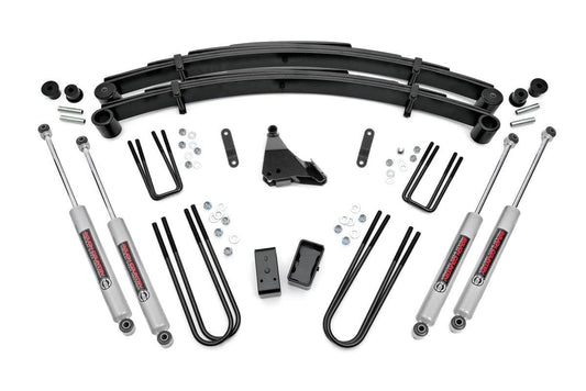 Rough Country 4 Inch Lift Kit | Rear Blocks | Ford F-250/F-350 Super Duty 4WD (1999-2004)