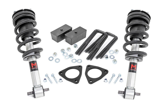 Rough Country 2.5 Inch Lift Kit | Alu/Cast Steel | M1 Strut | Chevy/GMC 1500 (07-18)