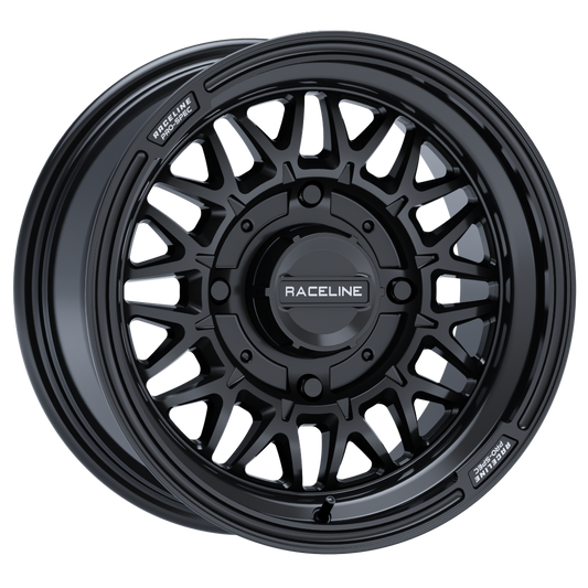 Raceline A13B Omega Black UTV Wheel 15x7 4x137 +10mm (A13GB-57037+10)