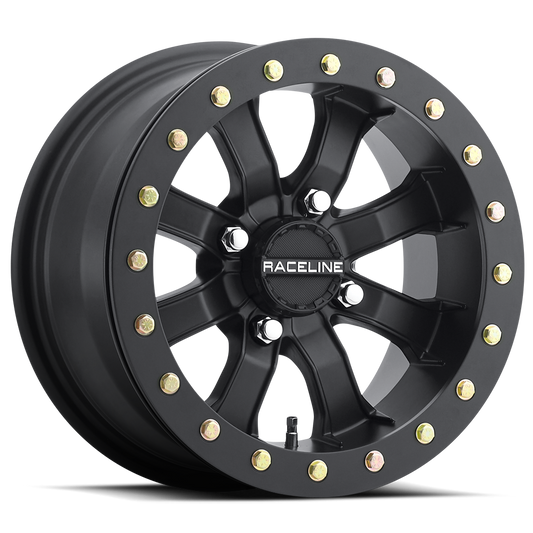 Raceline A71B Mamba Beadlock UTV Black Wheel 15x7 4x156 +0mm (A71B-57056-00)