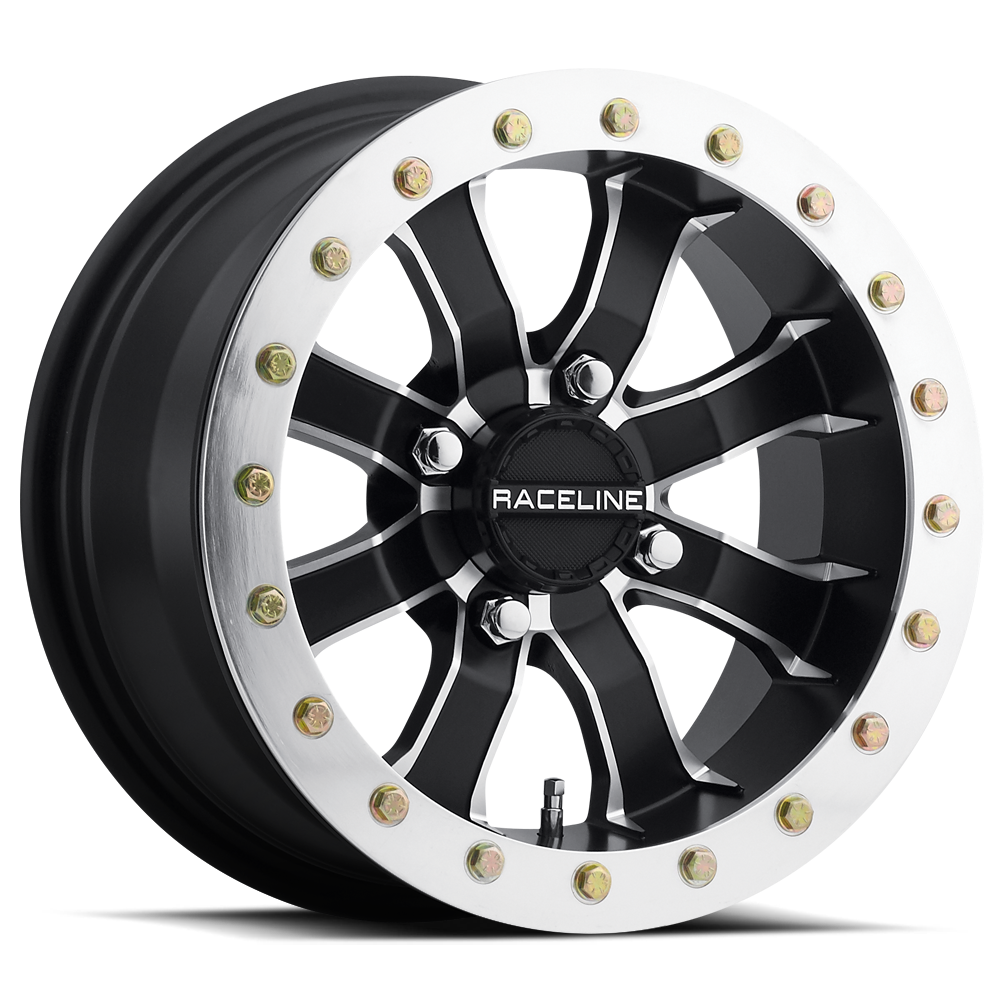 Raceline A71 Mamba Beadlock UTV BMF Wheel 14x10 4x115 5+5 +0mm (A7141015-55)