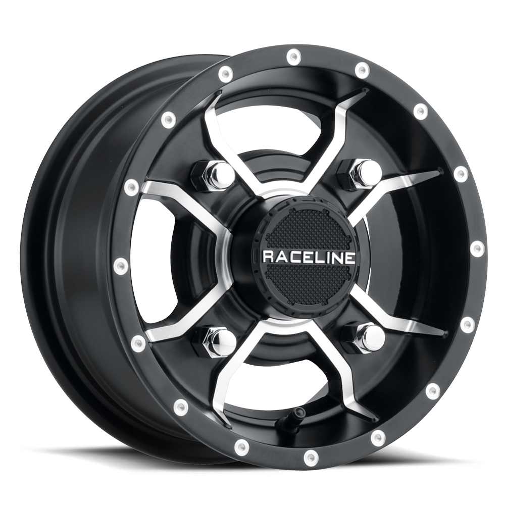 Raceline A77 Mamba UTV Black Wheel 14x7 4x110 +10mm (A7747011-52)