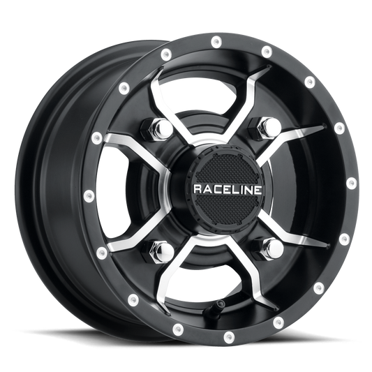 Raceline A77 Mamba UTV Black Wheel 14x7 4x110 +10mm (A7747011-52)