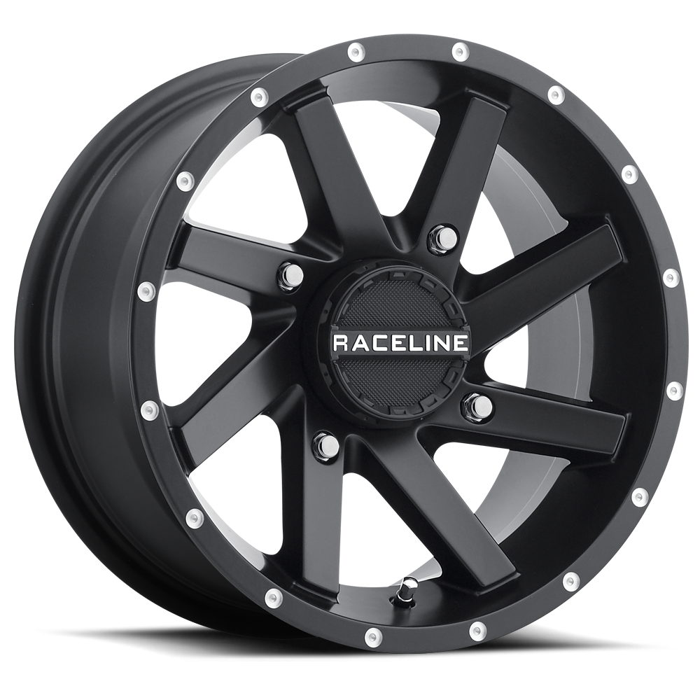 Raceline A82B Twist UTV Black Wheel 14x7 4x156 +5mm (A82B-47056-43)