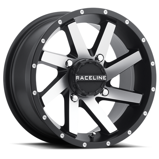 Raceline A82M Twist UTV Machined Wheel 14x7 4x110 +10mm (A82M-47011-52)