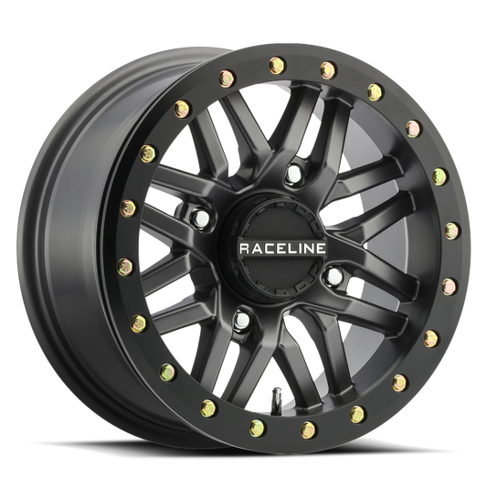 Raceline A91G Ryno Beadlock UTV Gunmetal Wheel 15x10 4x110 5+5 +0mm (A91G-51011-55)