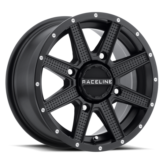 Raceline A92B Hostage UTV Black Wheel 12x7 4x110 -47mm (A92B-27011-47)
