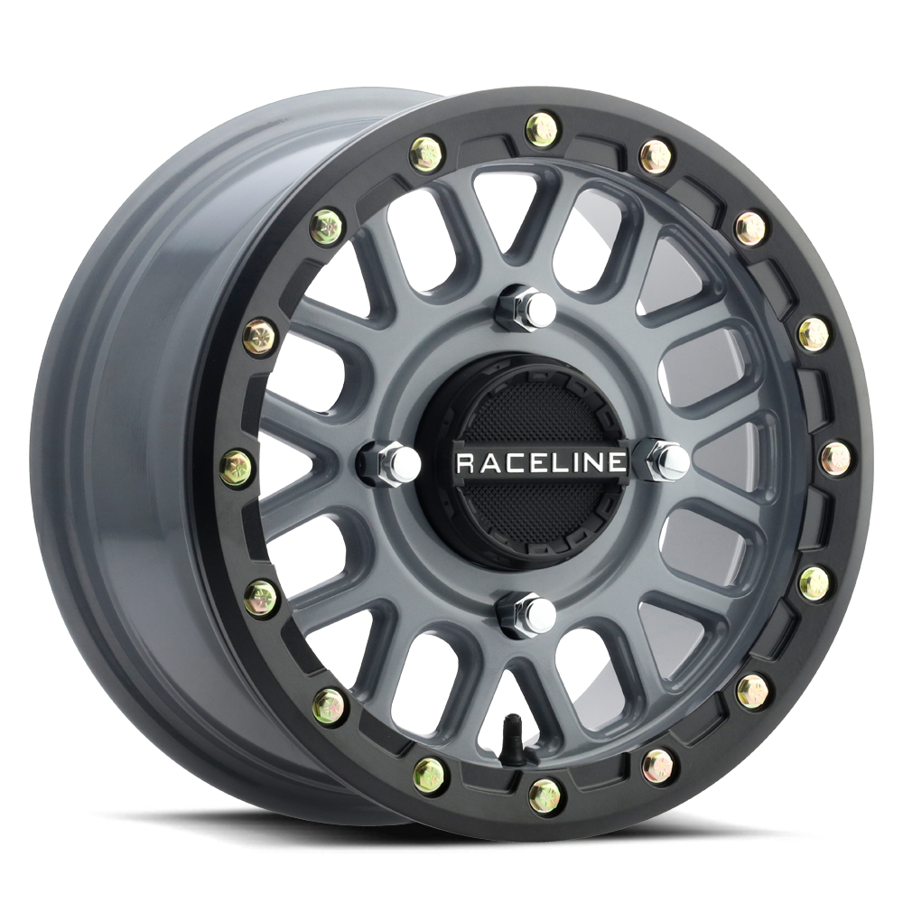 Raceline A93SG Podium UTV Grey Wheel 14x7 4x110 +10mm (A93SG-47011+10)