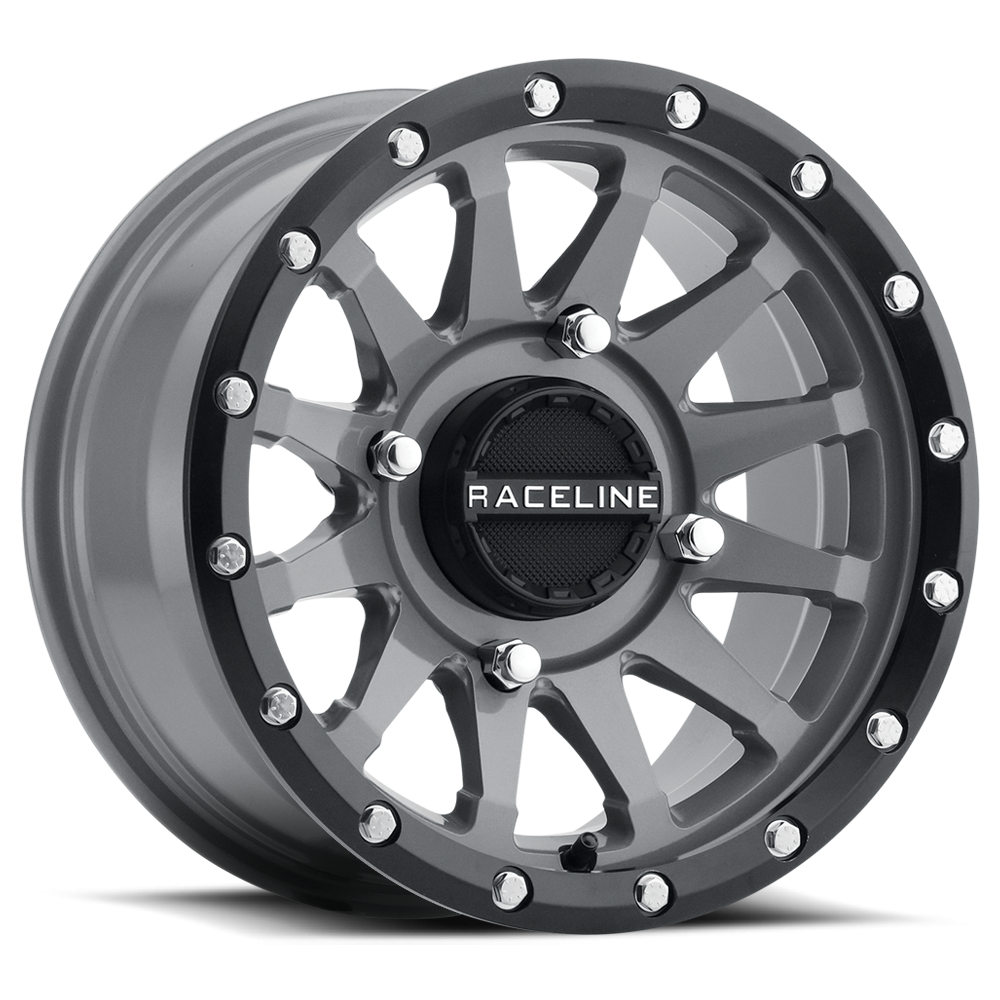 Raceline A95SG Trophy UTV Grey Wheel 17x7 4x156 +10mm (A95SG-77056+10)