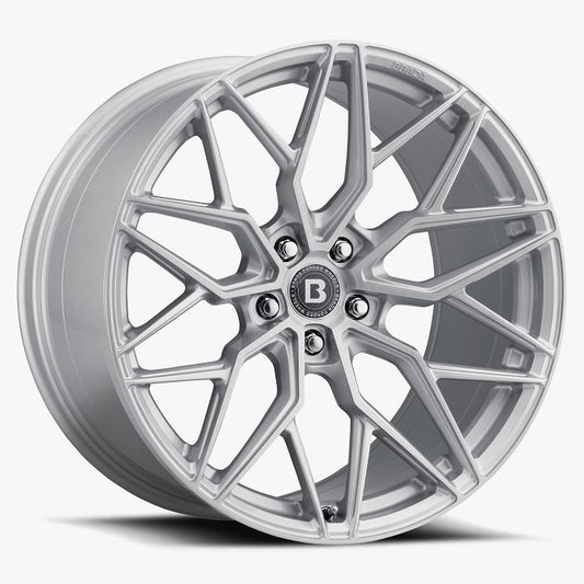 Brada CX3 Rotary Forged Wheel 20x10.5 / Blank BP /  ET+13 to ET+56 / 72.56mm Bore / Hyper Silver (005BBBCC CX3BHS-P2)
