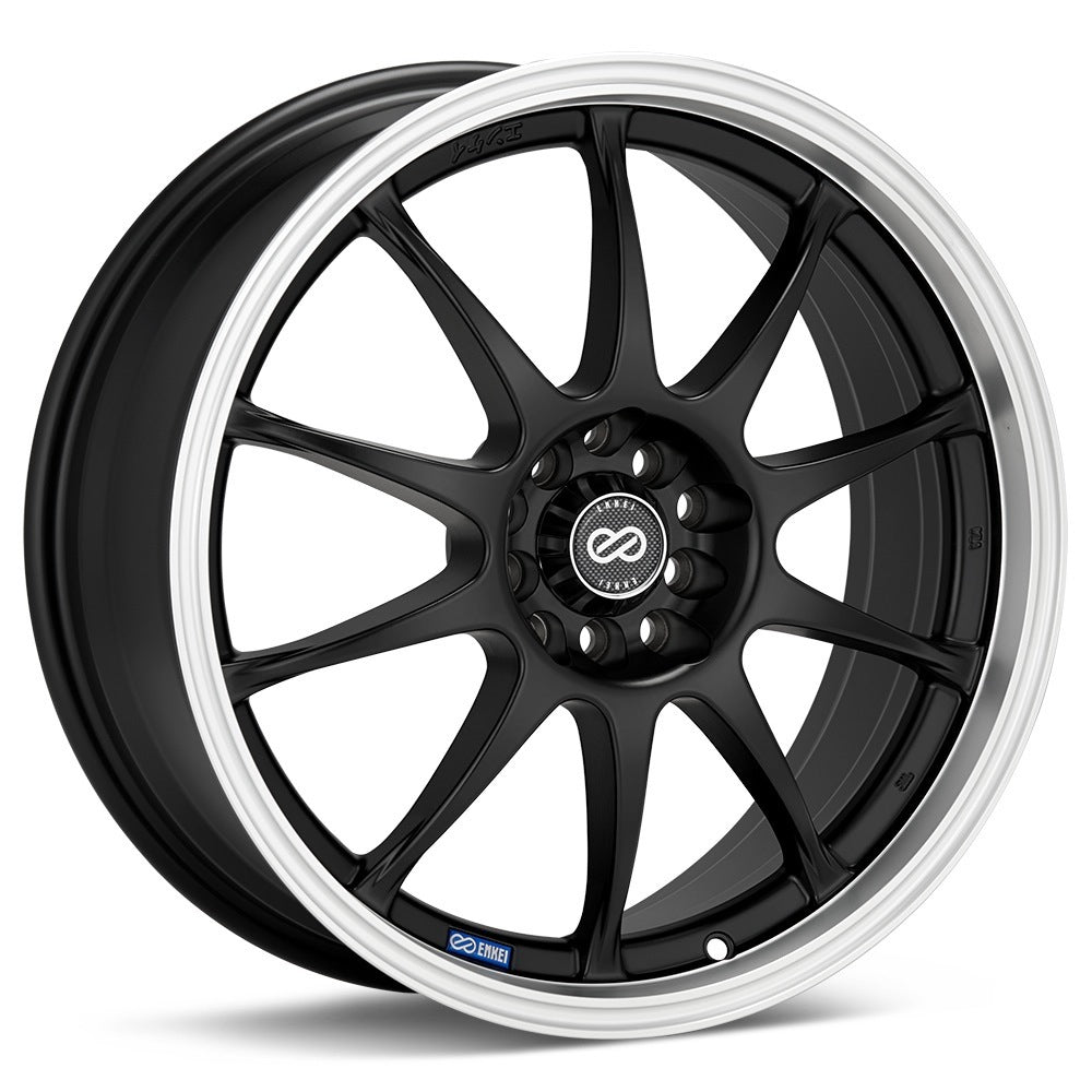 Enkei J10 Black Wheel 18x7.5 5x100/114 +38mm (409-875-12BK)
