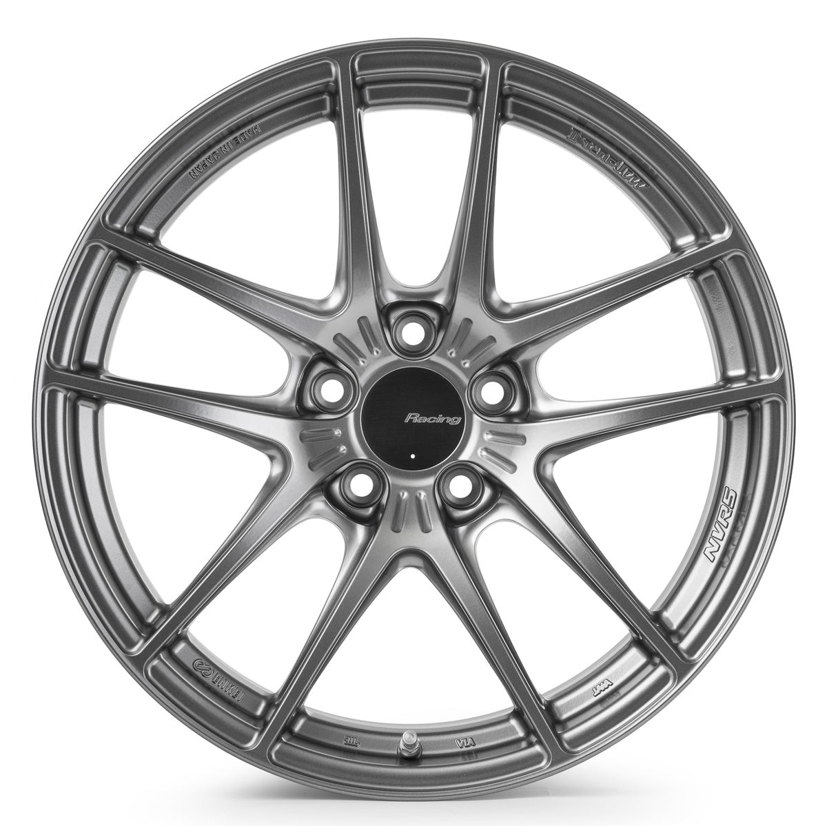 Enkei NVR5 17x7.5 38 5x100 Dark Hyper Silver (562-775-8038DHS)